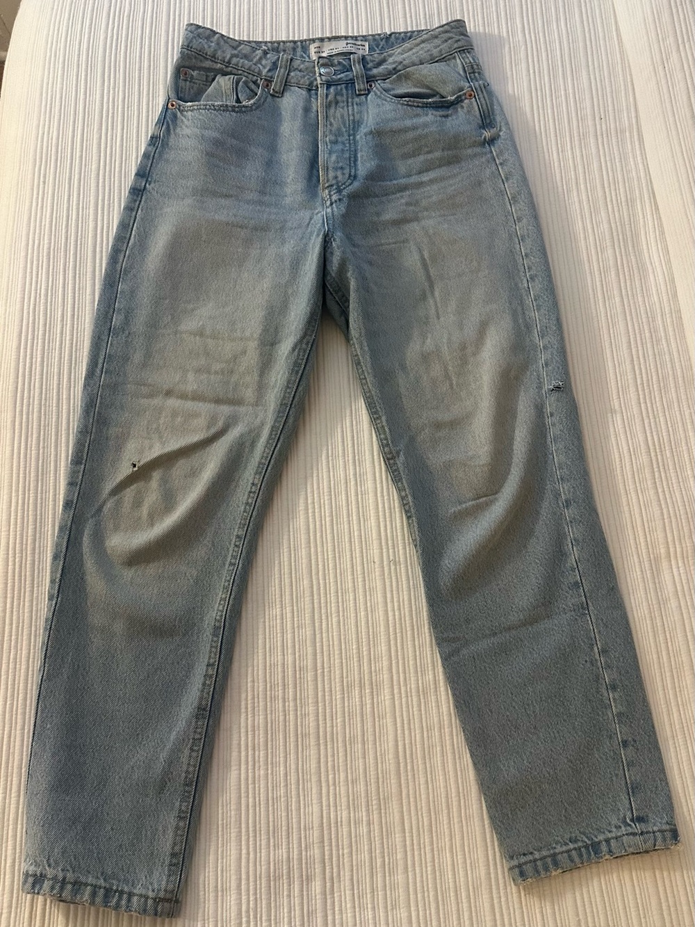stradivarius Light Blue Women's Straight-Leg Jeans